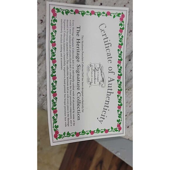 Paradise Galleries Doll Treasury Collection Annie Oakley Porcelain Collector New - Picture 11 of 12